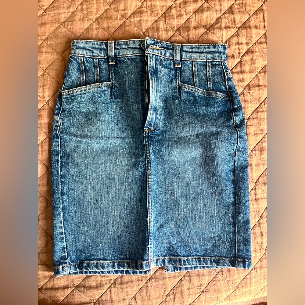 Favorite daughter high waisted denim skirt